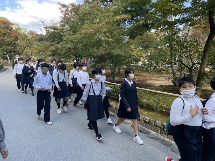 文殊っ子 日記 : 10/29（土）修学旅行 ～鹿苑寺・金閣～